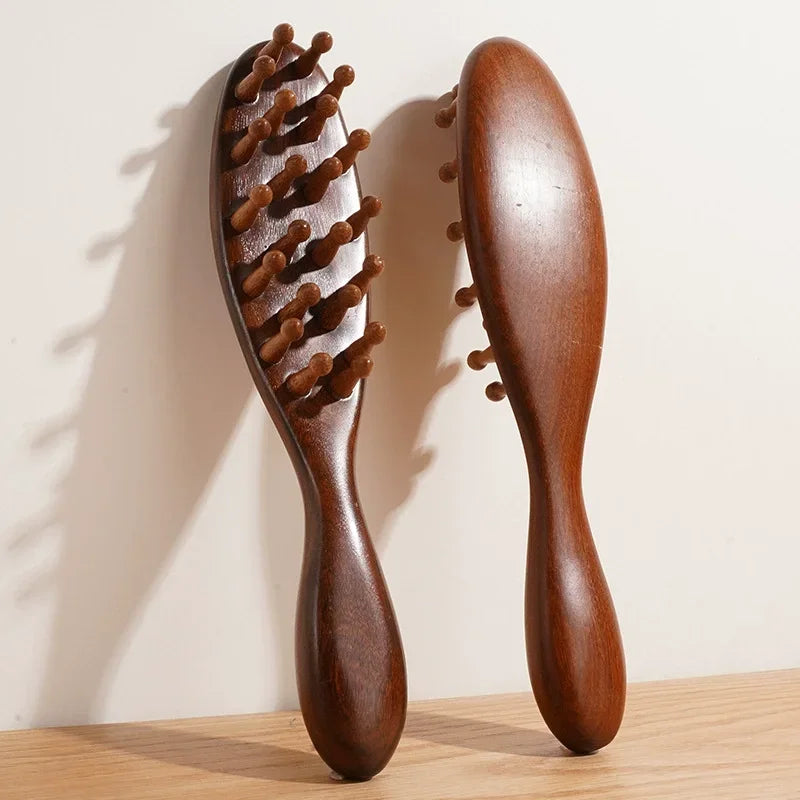 Multi-Functional Sandalwood Therapy Massage Comb