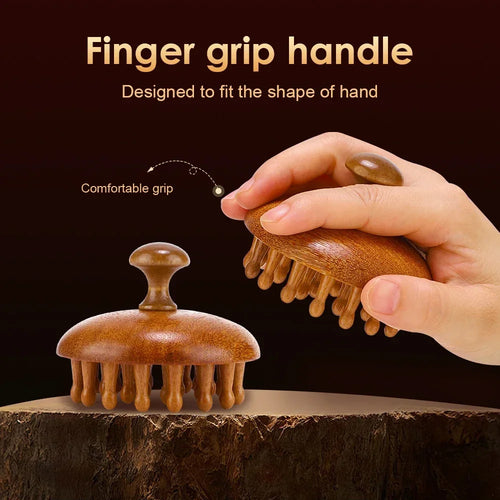 Multi-Functional Sandalwood Therapy Massage Comb