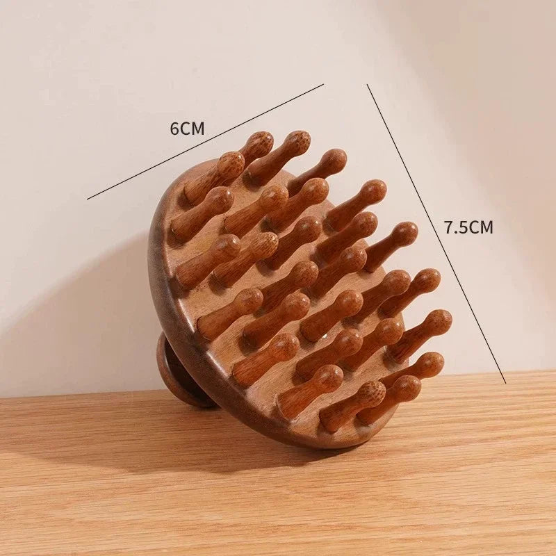 Multi-Functional Sandalwood Therapy Massage Comb