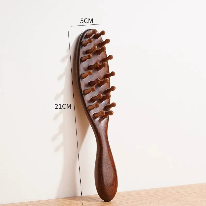 Multi-Functional Sandalwood Therapy Massage Comb