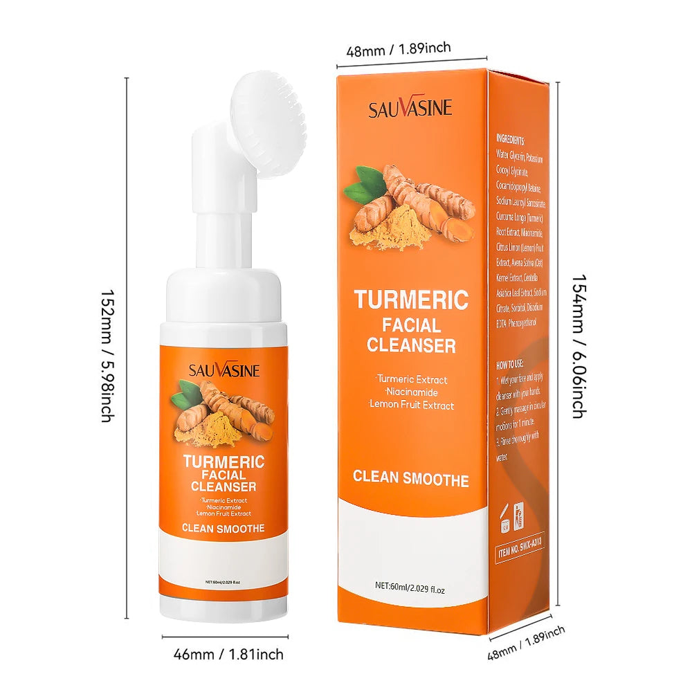 Turmeric Brightening Facial Cleanser Foam