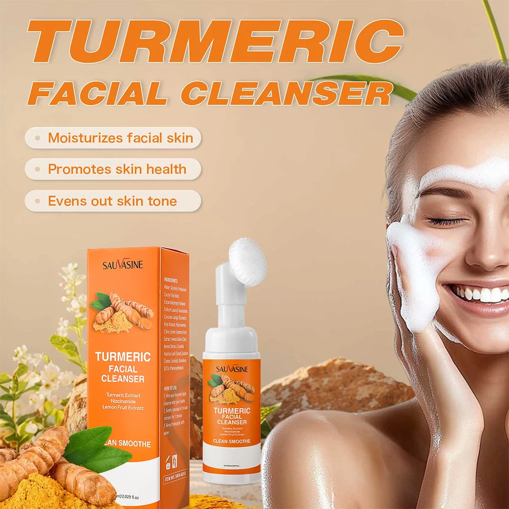 Turmeric Brightening Facial Cleanser Foam