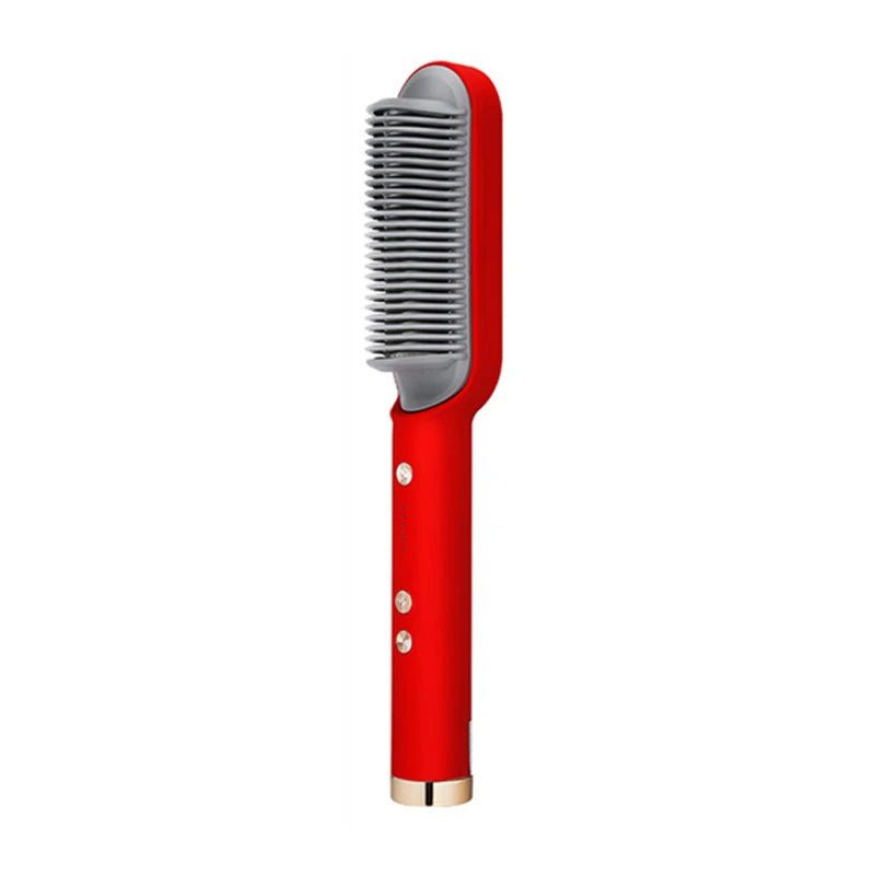 Professional PTC Quick-Heat Electric Hot Comb Hair Straightener